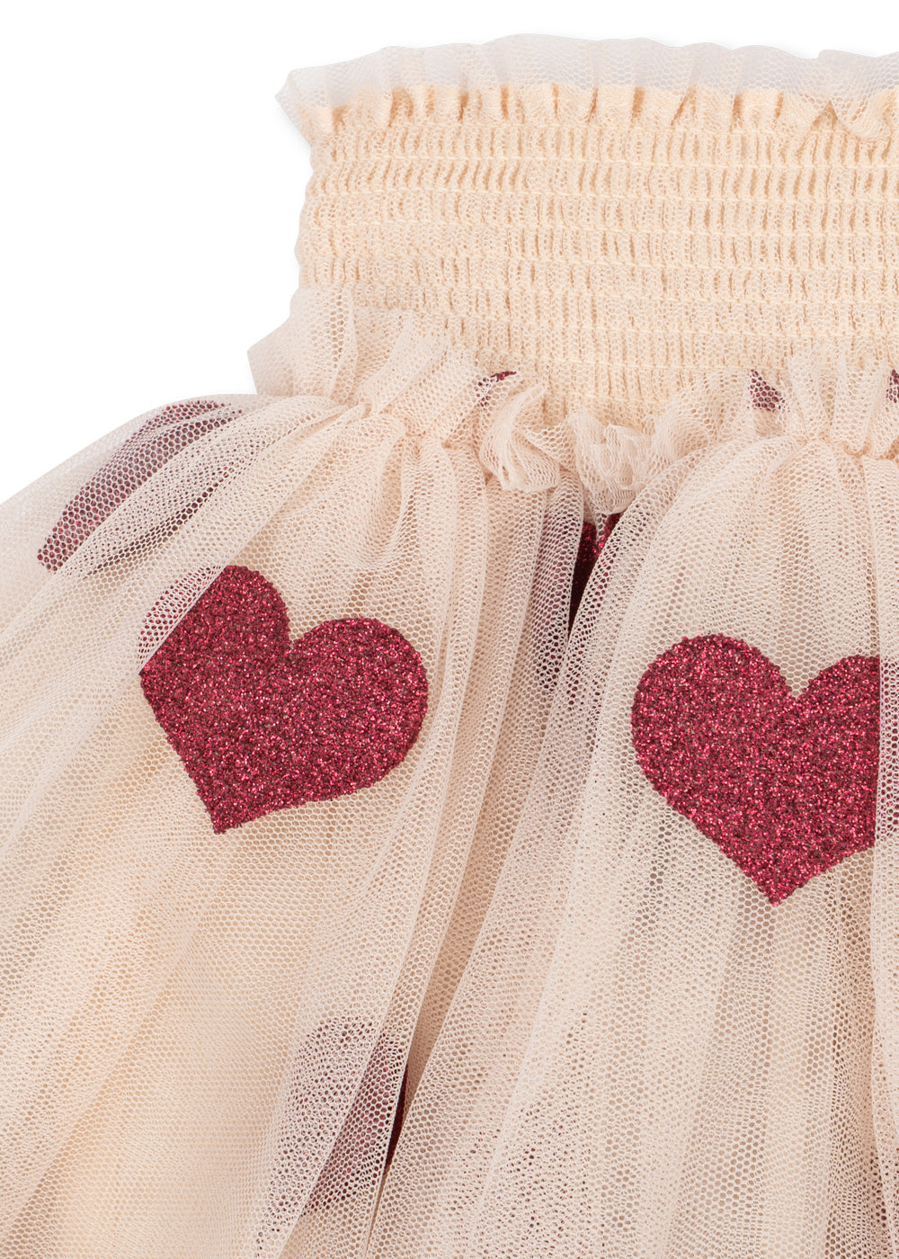 Konges Sløjd Tullie Tüllrock für Kinder „Coeur Glitter“ – Produktansicht 3
