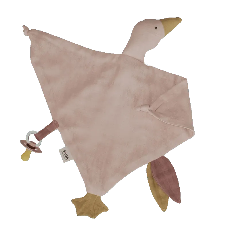 Schmusetuch Gans Bliki - Misty Rose