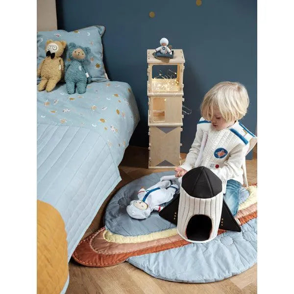 Gesteppte Babydecke - Planet