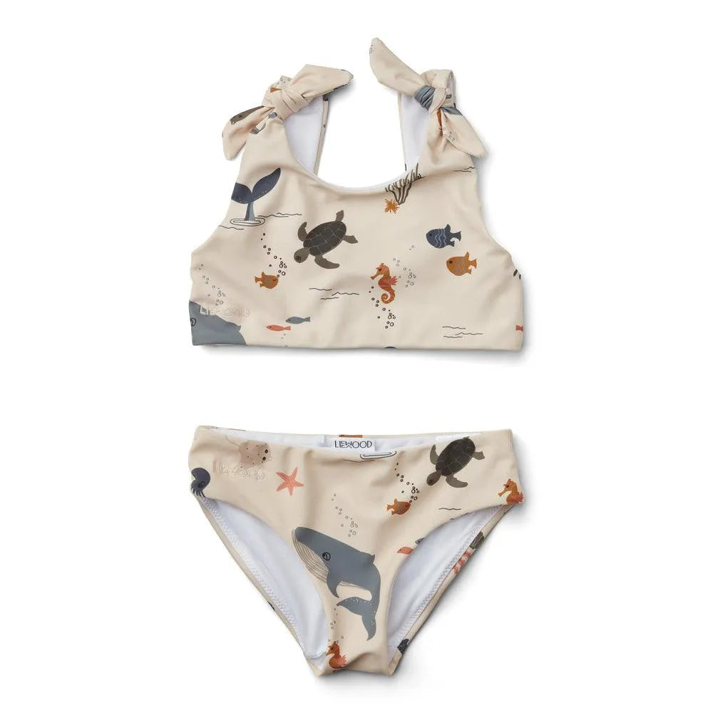 LIEWOOD KINDERBIKINI SET Sea creature sandy mix