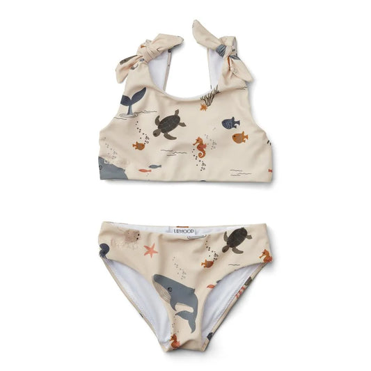 LIEWOOD KINDERBIKINI SET Sea creature sandy mix