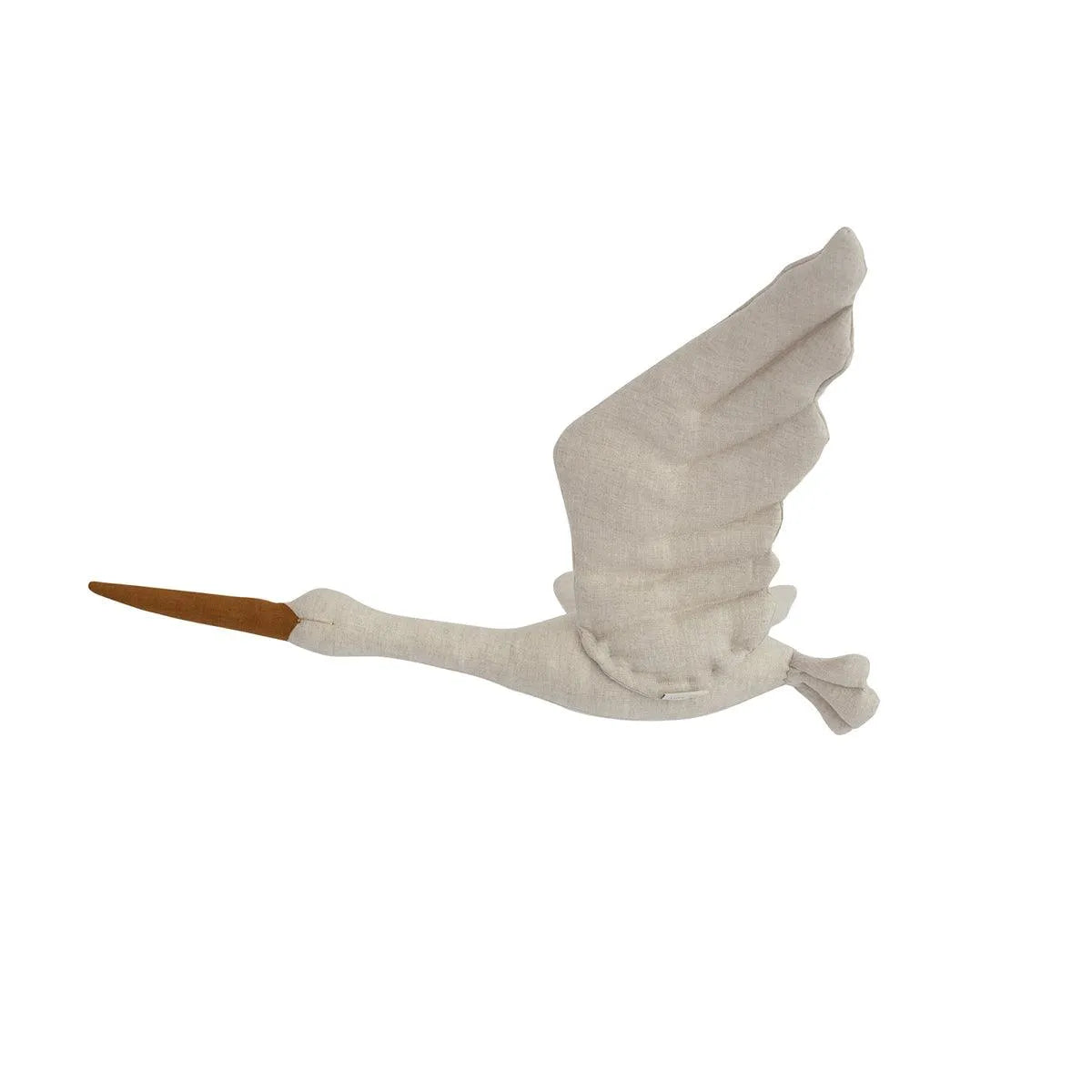 Love me Decoration Wanddeko Storch - Beige 