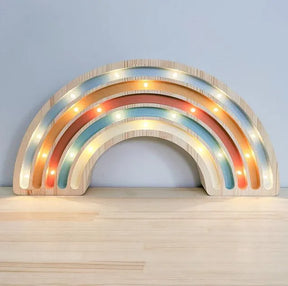 Lumimi Kinderlampe - Regenbogen Retro