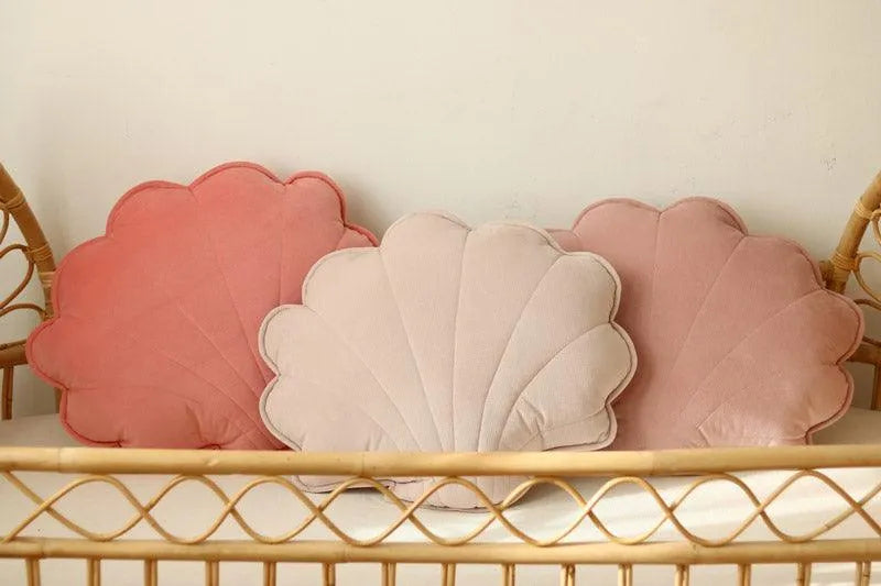 Muschelkissen - Powder Pink - Nook' d' Mel - Kinder Concept Store