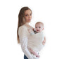 Mushie Babytragetuch Beige Melanage - Nook d Mel