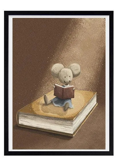 OliOli Vintage Poster Die Maus mit dem Buch - Nook d Mel