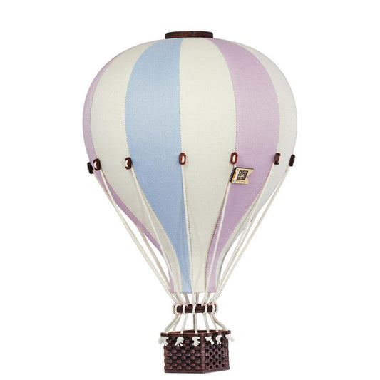 Kinderzimmer Deko Heißluftballon Beige Mint Violet Größe M