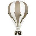 Kinderzimmer Deko Heißluftballon Gold Weiß  Größe L