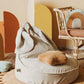 Sitzsack - Samt - Beige - Hase